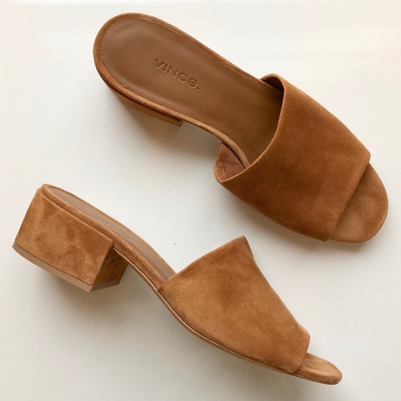 Vince Shoes - VINCE Rachelle 2 Suede Block Sandals